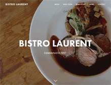 Tablet Screenshot of bistrolaurent.com